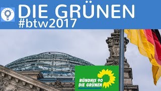 Die Grünen – Ziele amp Wahlprogramm Auszug – Bundestagswahl 2017 btw2017 [upl. by Aihsar]