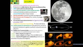 LA LUNA caratteristiche fasi lunari moti ipotesi origine [upl. by Aicul520]