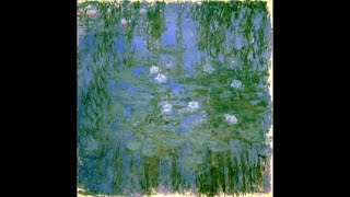 Monet Nymphéas bleus analyse [upl. by Esilram]