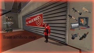 TF2 Basic setup of the trwalkway map for airshots trainingMap in description [upl. by Odiug]