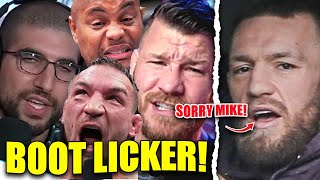 Ariel Helwani EXPLODES at Michael Bisping Colby JABS at Michael Chandler gives HONEST reaction [upl. by Ragde]