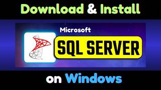 How to Download amp Install Microsoft SQL Server on Windows Laptop  PC [upl. by Aborn]