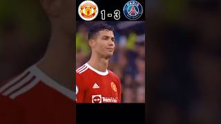 Manchester United vs PSG  Ronaldo vs Messi Mbappe Neymar [upl. by Sucul78]