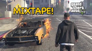 HE HEARD MY MIXTAPE GTA 5 FKING AROUND [upl. by Aihcila]