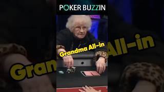 Grandma Allin poker casino pokerplayer pokerpro pokerstars fun [upl. by Ettenal]