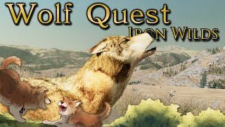 An IRON Pack Steps Into HELLROARING Mountains 🐺 Wolf Quest IRON WILDS • 1 [upl. by Anagnos]