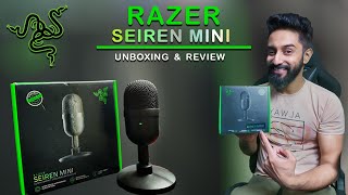 Razer Seiren Mini  Unboxing Review amp Setup [upl. by Adilen800]