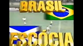 Chamada Brasil x Escócia  Copa do Mundo 1998 Record [upl. by Xenos981]