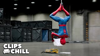 Peter Parker’s Struggle to Escape the Warehouse  SpiderMan Homecoming Tom Holland [upl. by Zerimar379]