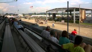 Draft Horse Pull Lycoming County Fair 2014 [upl. by Illa779]