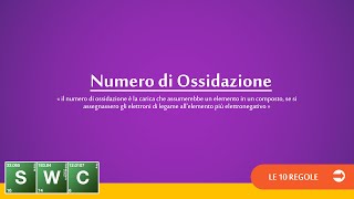 Le 10 Regole per assegnare il Numero di Ossidazione [upl. by Awra]