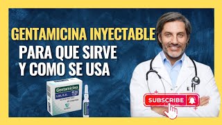 💉 GENTAMICINA INYECTABLE PARA QUE SIRVE  INFECCIÓN URINARIA FARMACOLOGÍA [upl. by Adnihc476]