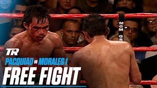 Erik Morales vs Manny Pacquiao 1  FREE FIGHT  GREAT FIGHTS IN BOXING [upl. by Nallek]