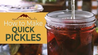 How to Make Quick Pickled Vegetables [upl. by Bently]