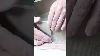 How to Make a Crackle Texture with Soda Silicate Clay Pottery  tutorial ceramic handmade slab [upl. by Silverstein25]