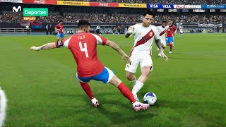 PERU VS CHILE EL CLASICO DEL PACIFICO  PES 2021 DREAM PATCH [upl. by Ladnik782]