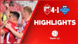 Crvena zvezda  Radnik 41 highlights [upl. by Sibby988]