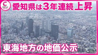 【東海地方の地価公示】岐阜・三重で３２年ぶり上昇 愛知も３年連続上昇 [upl. by Eseuqcaj445]