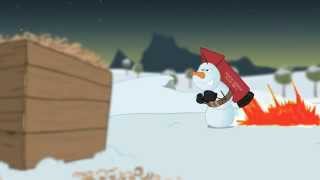 The Santa Run Animated Short 2D Cartoon for Christmas [upl. by Pihc]