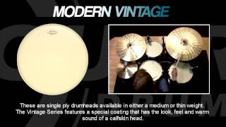 Modern Vintage Drumheads [upl. by Eerrehc855]