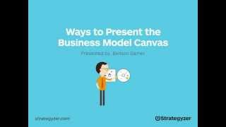 Strategyzer Webinar Ways To Present The Business Model Canvas [upl. by Angelico354]