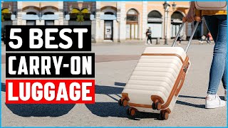 Best CarryOn Luggage 2024  Top 5 Picks [upl. by Yesac729]