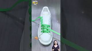 Trendy shoes lace styles for sports Fashion shoelace tying shoelaces shorts [upl. by Nivad584]