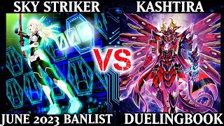 Sky Striker vs Kashtira  High Rated  Dueling Book [upl. by Ennoira]