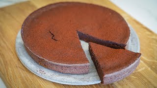 Fondant Chocolat 5 ingrédients sans beurre  nouvelle recette rapide et facile [upl. by Notsreik]