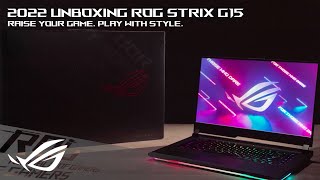 Unboxing the ROG Strix G15 2022  ROG [upl. by Fredric]