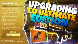 UPGRADING To The ULTIMATE EDITION  Fortnite Save The World [upl. by Yalonda]