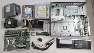 HP Elite 8300 sff PC TEARDOWN  hp elite 8300 disassembly [upl. by Gruver310]