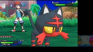 Pokémon Ultra Sun  Litten Evolves [upl. by Thurmann]