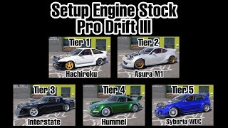 Setup Hachiroku Asura M1 Interstate Hummel Syberia WDC Pro Drift lll  CarX Drift Racing 2 [upl. by Aihsekal]