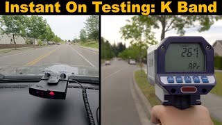 Instant On Testing 13 Radar Detectors vs K Band [upl. by Lipps22]