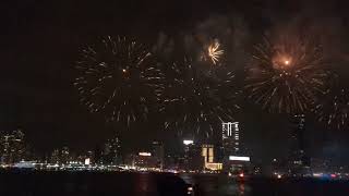 除夕倒數迎2019 年香港維港煙花匯演 2019 Hong Kong New Year fireworks [upl. by Mcmaster]