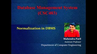 DBMS Normalization Normalization in DBMS  What is Normalization  Why we need normalization [upl. by Pena486]