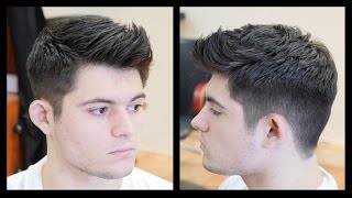 Mens Haircut Tutorial  Fohawk Haircut Fade  TheSalonGuy [upl. by Campball]