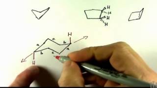 Lecture Problem Drawing chair conformations [upl. by Grinnell]