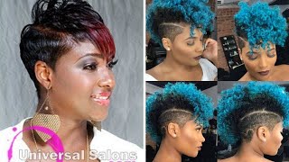 50 TRENDY SHORT HAIRCUTS  Natural Curly amp Relaxed Hairstyles for African American Women [upl. by Hizar]