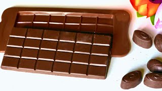 Easy Homemade Milk Chocolate Recipe  how to make milk chocolate at home [upl. by Asuncion]