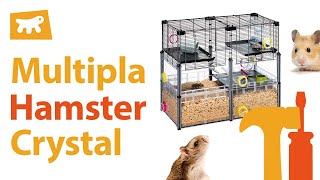 MULTIPLA HAMSTER CRYSTAL by Ferplast Assembly Tutorial [upl. by Aicarg470]