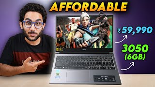 RTX 3050 6GB Gaming Laptop Under Rs60000  Acer ALG [upl. by Yeblehs]