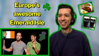 Geography Now Ireland  Danish guy reacts  FIRST TIME REACTION [upl. by Moses311]