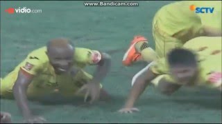 Sriwijaya FC vs Madura United 50 All Goals Highlights 15052016 [upl. by Sirak]