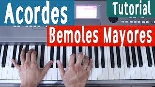 ¿Cómo Tocar Acordes En El Piano Acordes Bemoles Mayores By Juan Diego Arenas [upl. by Yentyrb]