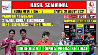 Hasil Semifinal Korea Open 2024 Hari Ini  KANGSEO Menang  2 Wakil Korea Tersingkir [upl. by Kcirdaed]