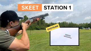 Not the most challenging station but skeet shooting station one [upl. by Limay]