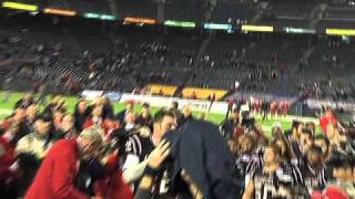 Poinsettia Bowl Trophy Presentation 122310 [upl. by Judon394]