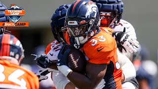 Javonte Williams primed for explosive second season  Broncos Training Camp Recap [upl. by Snilloc]